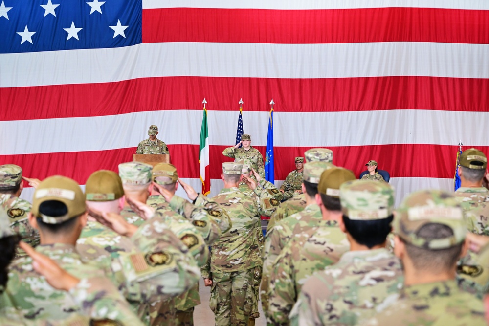 31st MXS conducts change of command ceremony