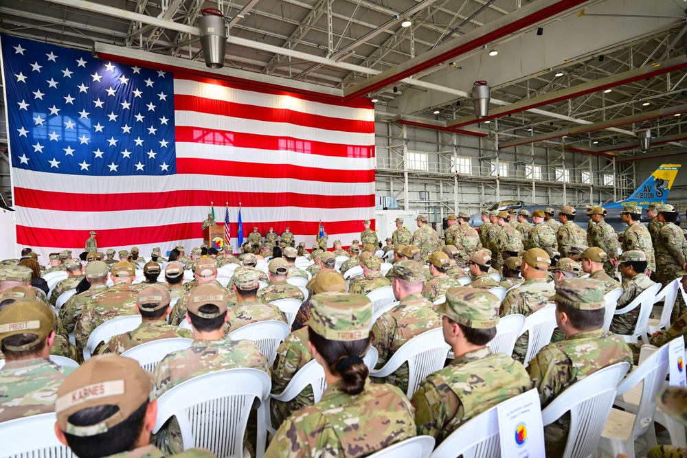 31st MXS conducts change of command ceremony