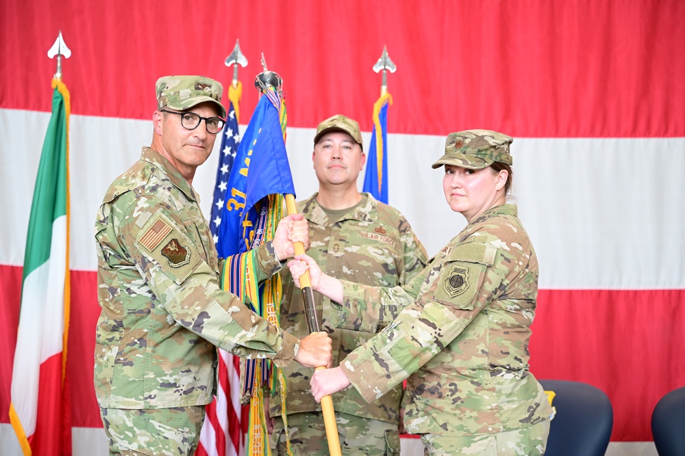 31st MXS conducts change of command ceremony
