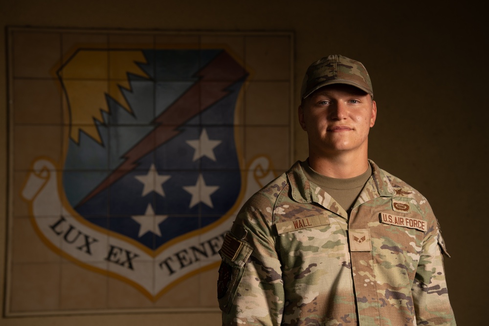 From Cyber Defense to Championship Fields, Senior Airman Wall Strives for Excellence