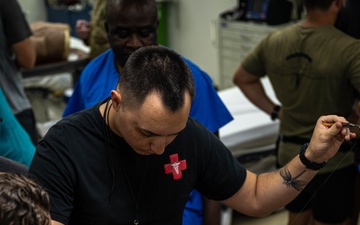 Service Members Conduct Medical Training