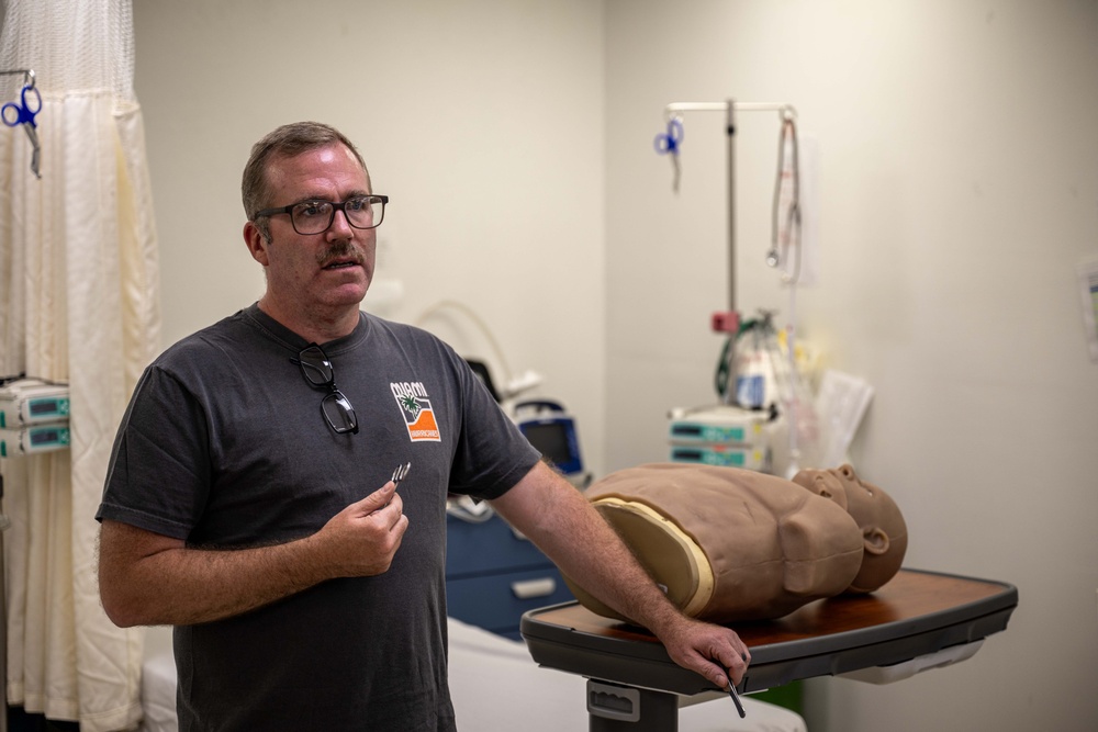 Service Members Conduct Medical Training