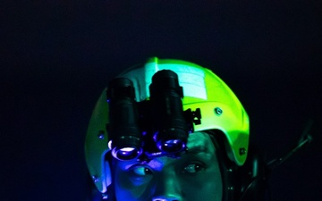 USS San Antonio Night Flight Operations