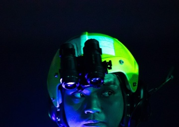 USS San Antonio Night Flight Operations