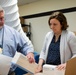 Operational Medical Systems Team inspects a shipment of Freeze-Dried Plasma