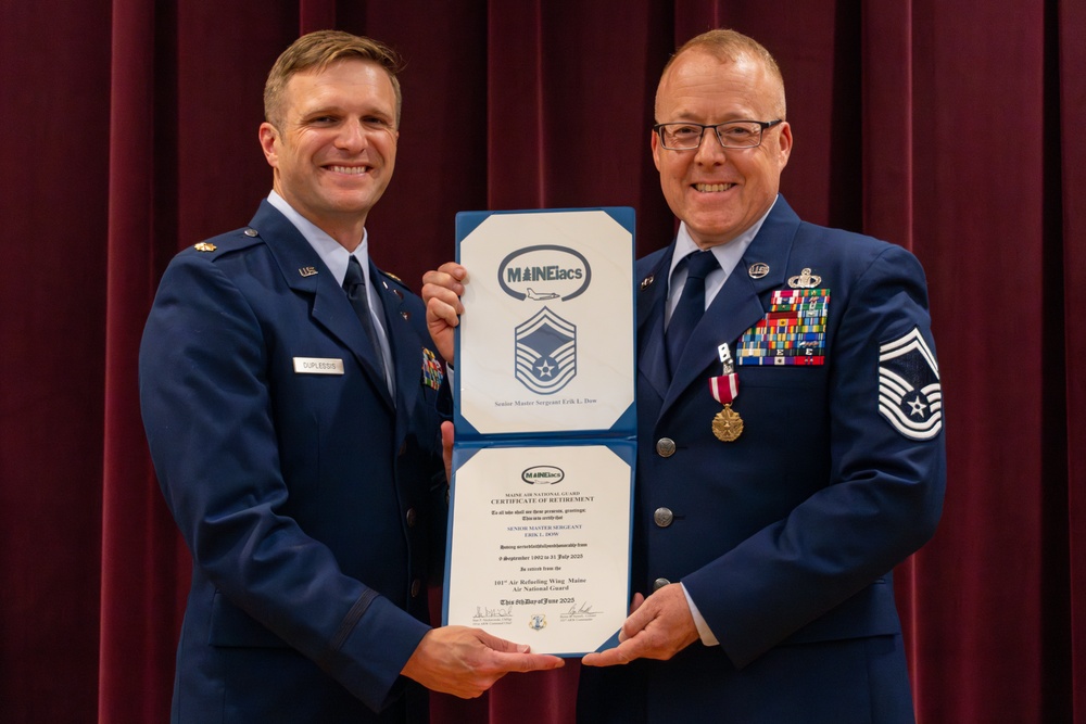 Senior Master Sgt. Dow Retirement