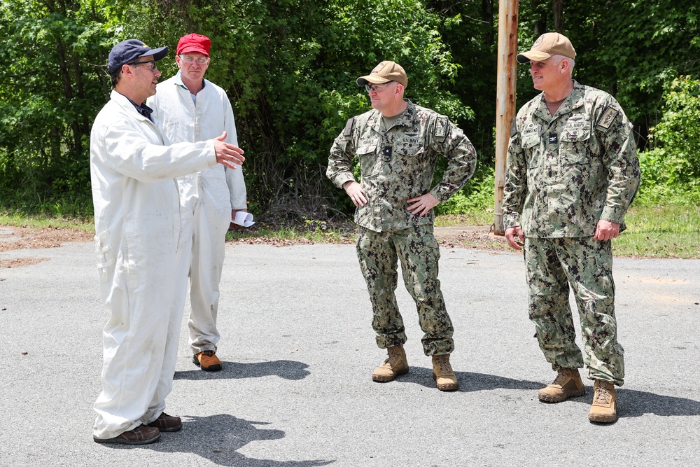 RDML David Faehnle Visits NSWC IHD