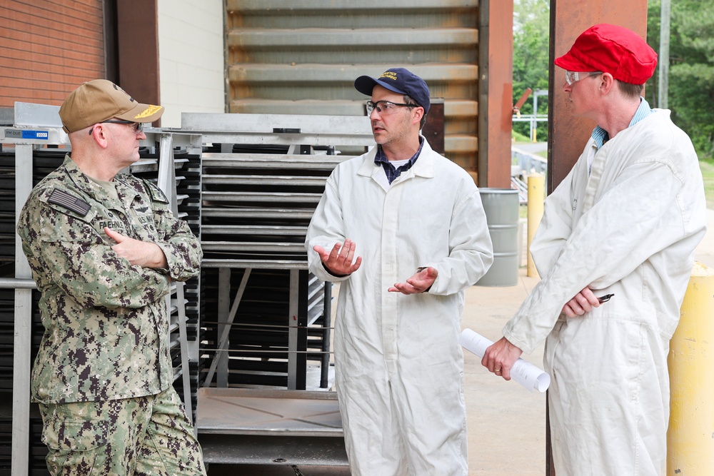RDML David Faehnle Visits NSWC IHD