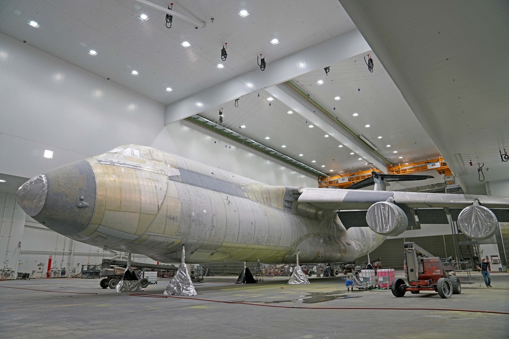 588th AMXS aircraft paint hangar