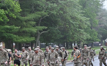 Joint Base McGuire-Dix-Lakehurst Mid-Atlantic Recruiting BN March Through History. 10, June 2025.