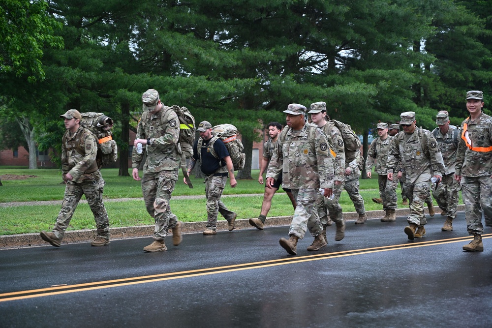 Joint Base McGuire-Dix-Lakehurst Mid-Atlantic Recruiting BN March Through History. 10, June 2025.