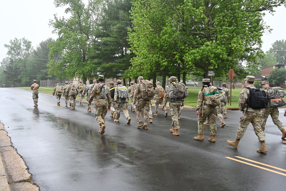Joint Base McGuire-Dix-Lakehurst Mid-Atlantic Recruiting BN March Through History. 10, June 2025.