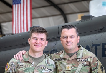 Michigan National Guard father and son reunited in Kosovo