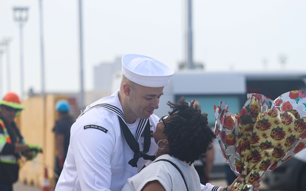 Oscar Austin Return to port