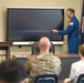 Col Hague Talks with Cadets