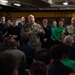 Admiral Kilby and MCPON Honea Visit Harry S. Truman Strike Group