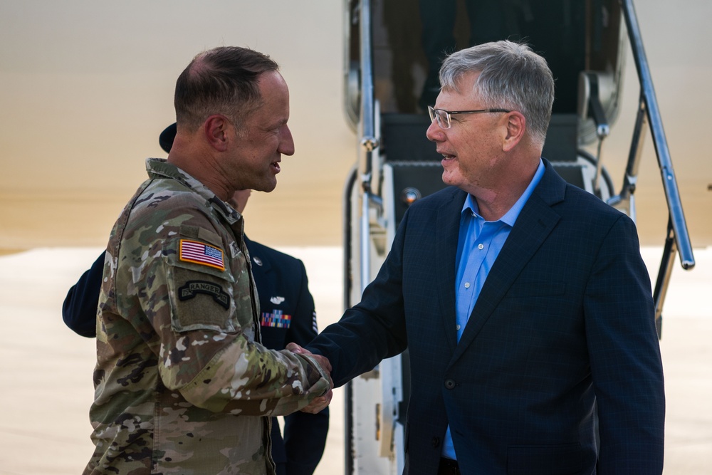 SECAF arrives at MacDill for CORONA South 2025
