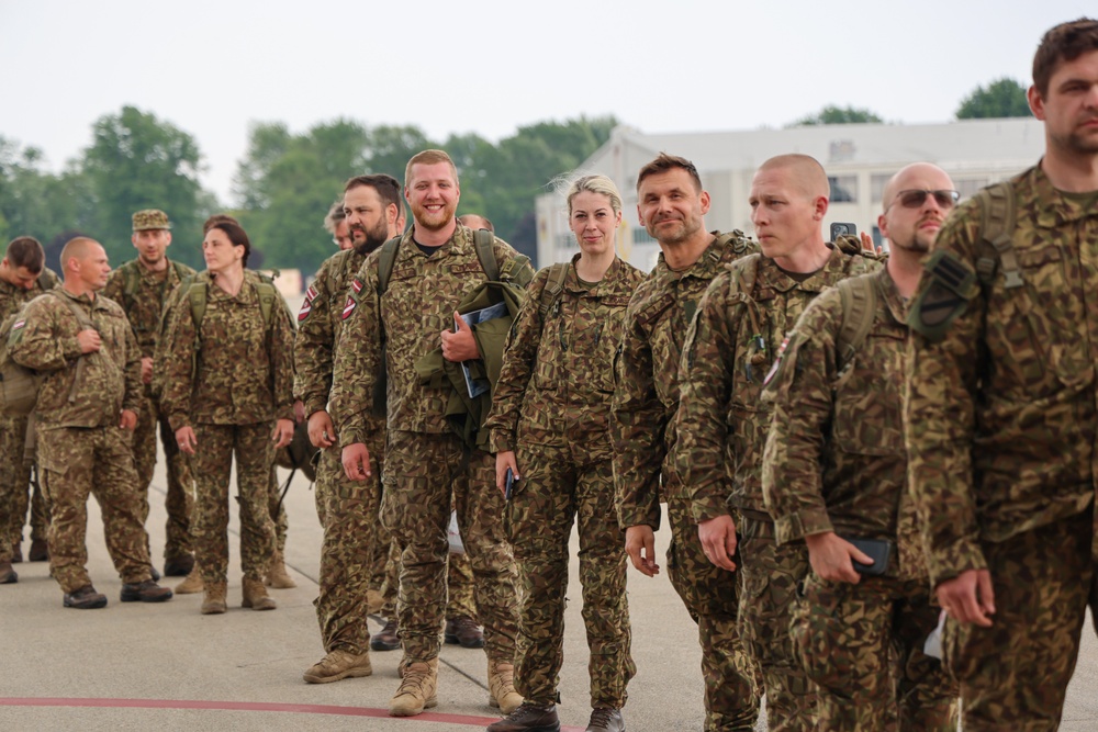 Latvian State Partners Redeploy Home from Selfridge