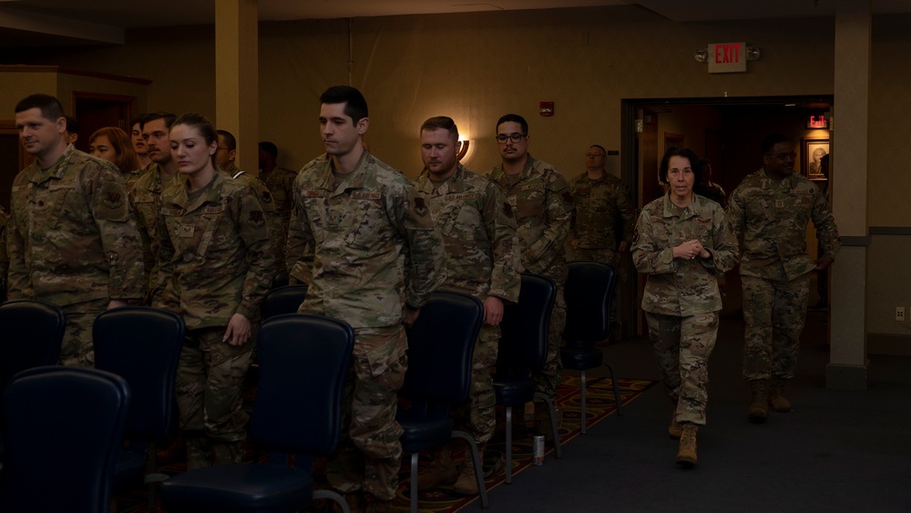 Air Force Medical Readiness Command leadership visit 319th Medical Group