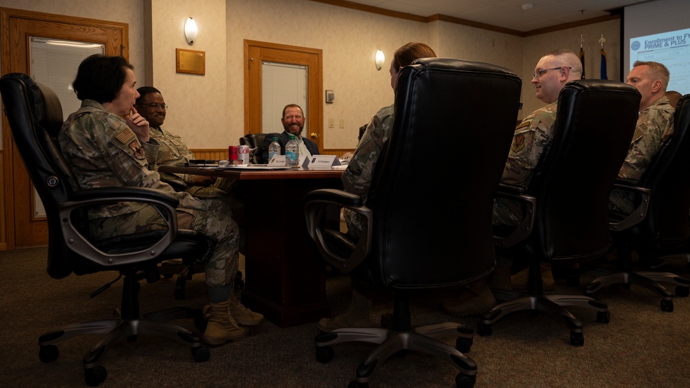 Air Force Medical Readiness Command leadership visit 319th Medical Group