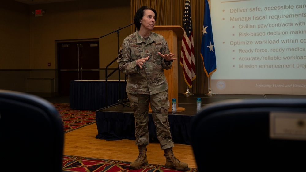 Air Force Medical Readiness Command leadership visit 319th Medical Group