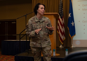 Air Force Medical Readiness Command leadership visit 319th Medical Group