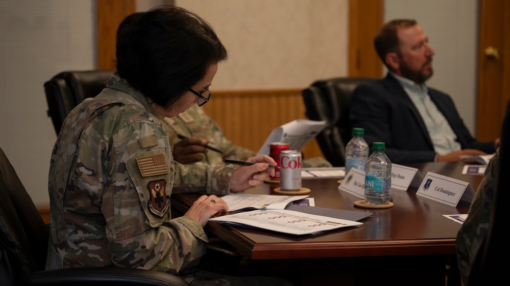 Air Force Medical Readiness Command leadership visit 319th Medical Group