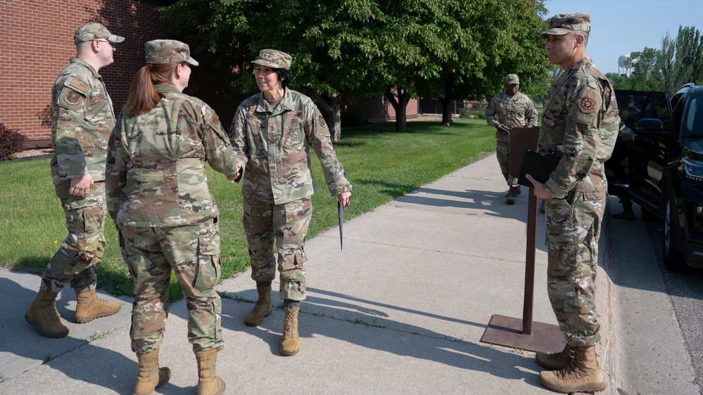 Air Force Medical Readiness Command leadership visit 319th Medical Group
