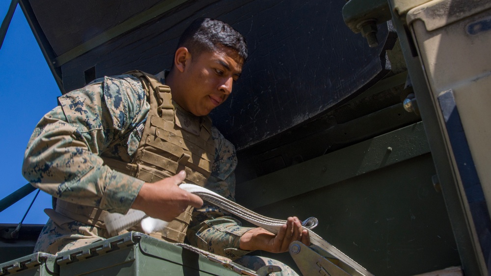 Marines with CLB-23 Provide An Ammunition Supply Drop to Marines With 4th Recon