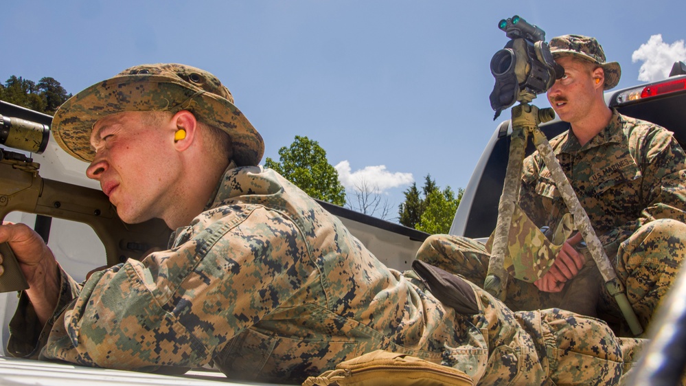 Marines with CLB-23 Provide An Ammunition Supply Drop to Marines With 4th Recon