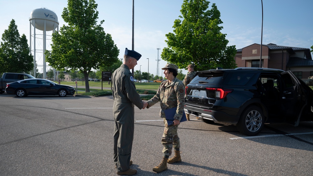 Air Force Medical Readiness Command leadership visit 319th Medical Group