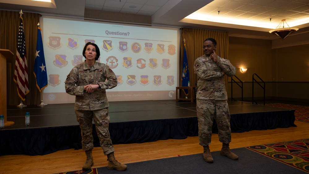 Air Force Medical Readiness Command leadership visit 319th Medical Group