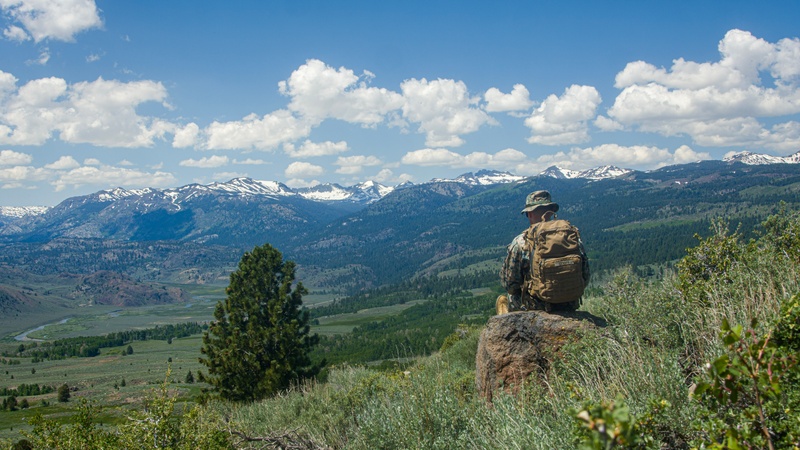 Marines with CLB Execute A Mountain Combat Foot Patrol