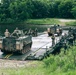 200th Engineer Company Conduct Wet Gap Crossing With 34th CAB