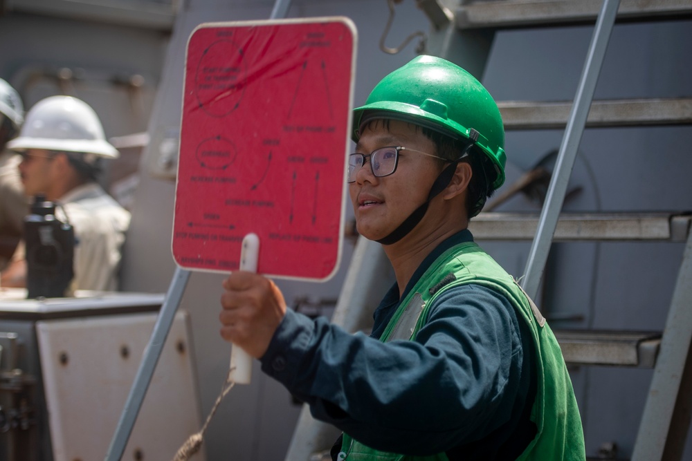 USS Sterett conducts operations in the U.S. Central Command area of responsibility as part of the Carl Vinson Carrier Strike Group