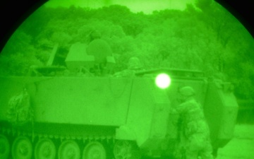 200th Engineer Company Conduct Wet Gap Crossing With 34th CAB