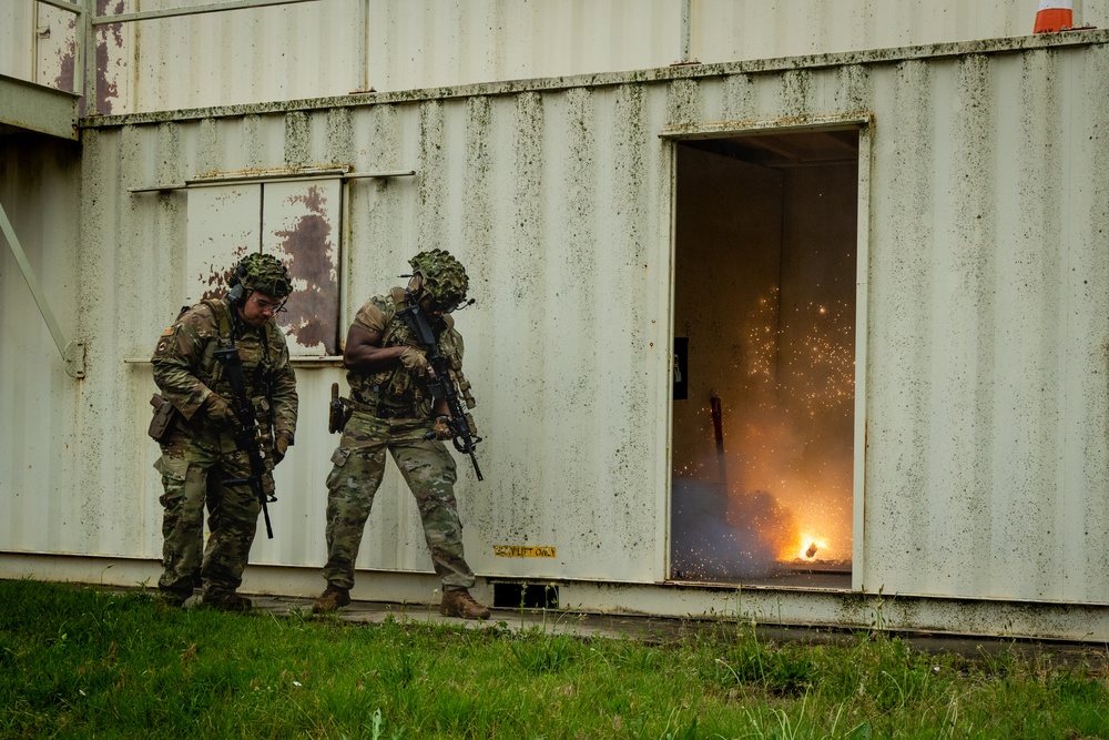 126 Security Forces Squadron Shine Briaght During Flash Bang Training
