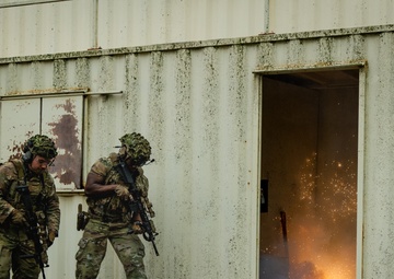 126 Security Forces Squadron Shine Bright During Flash Bang Training