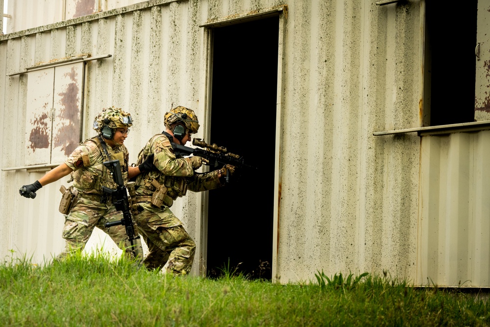 126 Security Forces Squadron Shine Briaght During Flash Bang Training