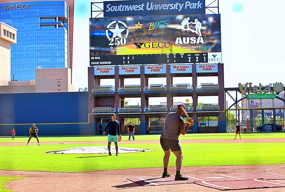 U.S. Army's 250th Birthday Celebration Softball Game