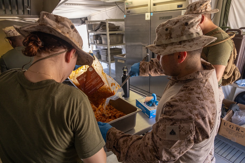 Food Service Specialists Feed Over 4,200 Marines and Sailors