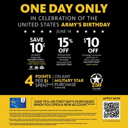 MILITARY STAR Celebrates 250th Army Birthday with Exclusive One-Day Savings