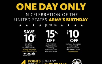 MILITARY STAR Celebrates 250th Army Birthday with Exclusive One-Day Savings