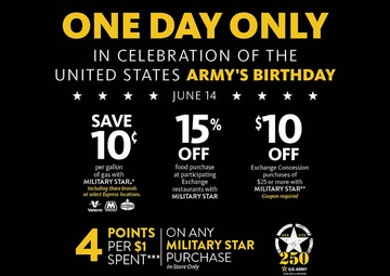 MILITARY STAR Celebrates 250th Army Birthday with Exclusive One-Day Savings