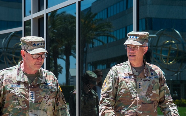Chief of Space Operations lauds acquisition workforce, discusses shift in Guardian development during visit to Los Angeles Air Force Base