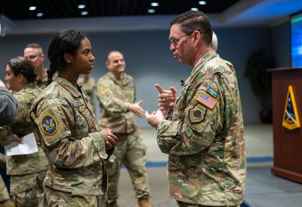 Chief of Space Operations lauds acquisition workforce, discusses shift in Guardian development during visit to Los Angeles Air Force Base