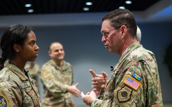 Chief of Space Operations lauds acquisition workforce, discusses shift in Guardian development during visit to Los Angeles Air Force Base