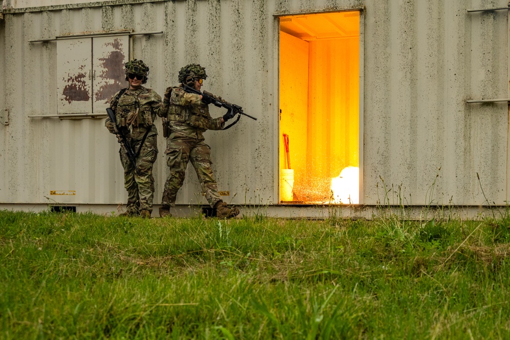 126 Security Forces Squadron Shine Briaght During Flash Bang Training