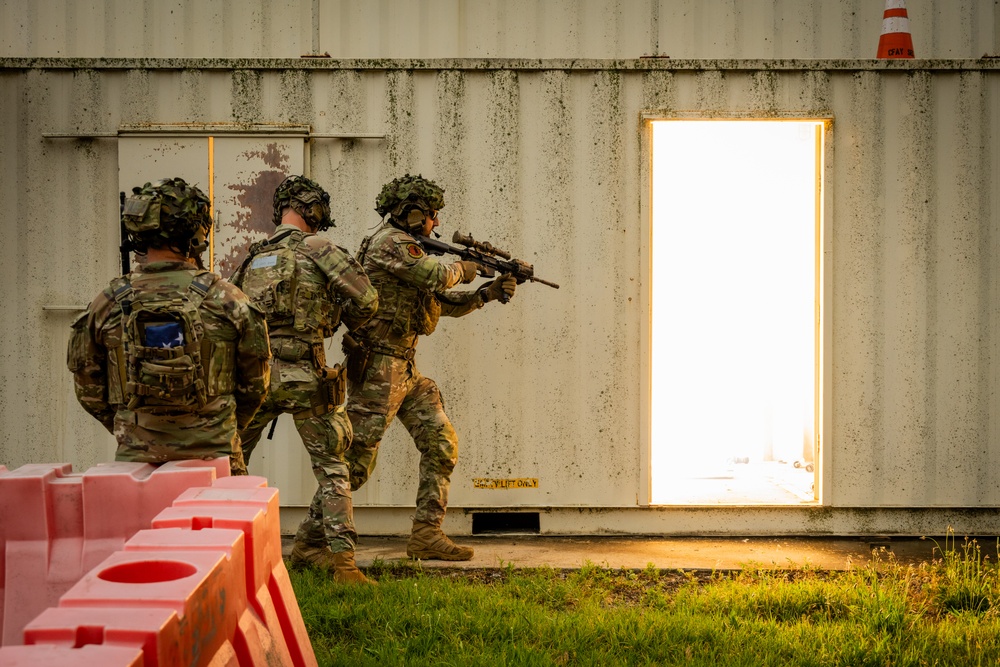 126 Security Forces Squadron Shine Briaght During Flash Bang Training