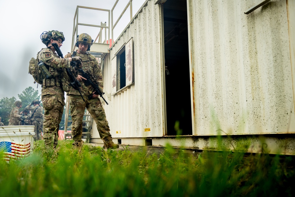 126 Security Forces Squadron Shine Briaght During Flash Bang Training